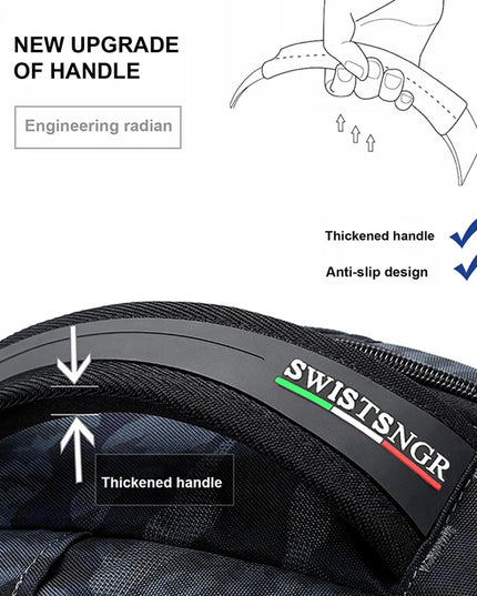 Hardshell Rucksack mit TSA-Schloss