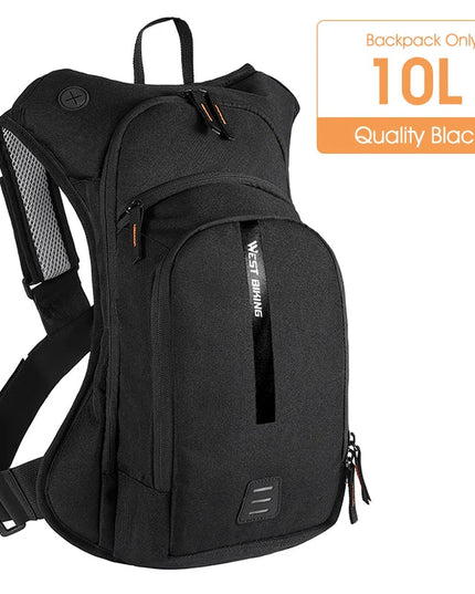 Kompakter Fahrrad-Rucksack 10L Trinkblase
