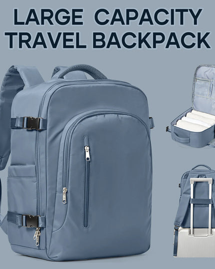 Grosser Damen Reise-Rucksack mit Trolley