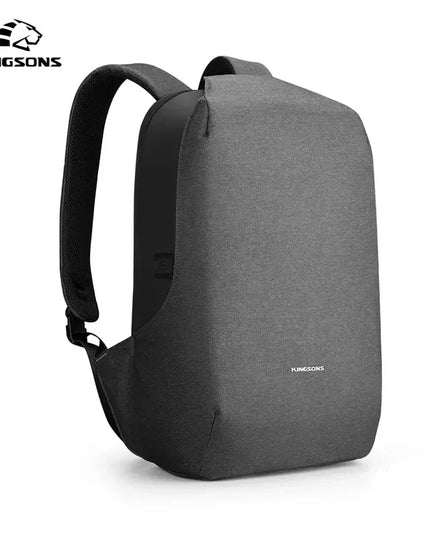 Nahtloser Anti-Diebstahl Rucksack grau