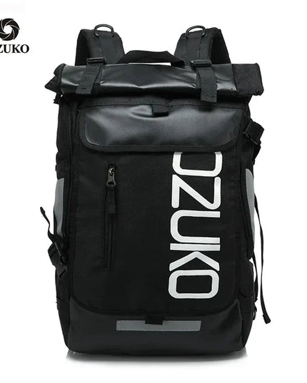 Sportlicher Rolltop-Rucksack farbig