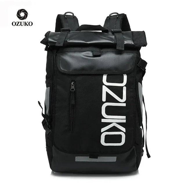 Sportlicher Rolltop-Rucksack farbig