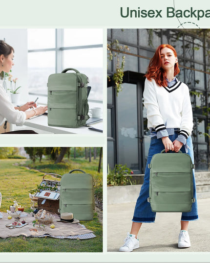 Reise-Rucksack 40x30x20 mit 180-Grad-Klappe