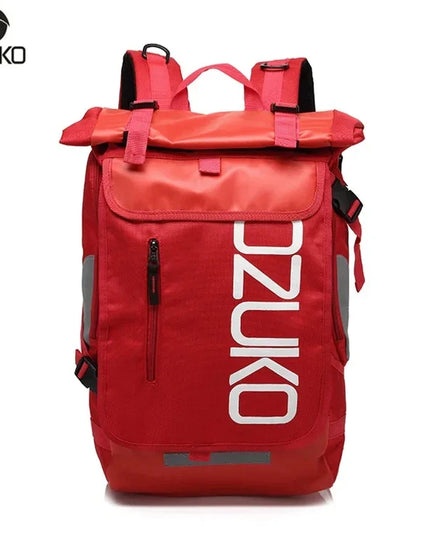 Sportlicher Rolltop-Rucksack farbig
