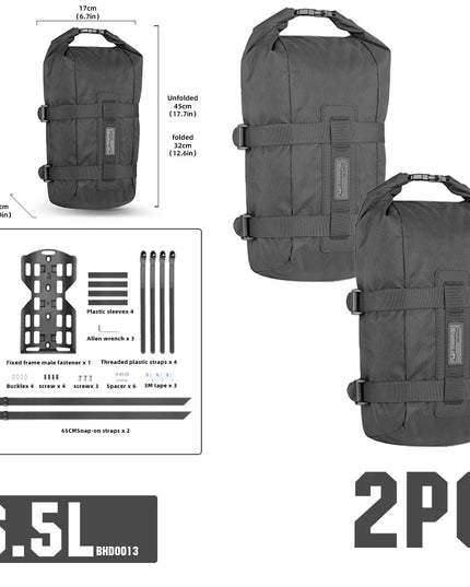 Leichter Fahrrad-Rucksack Pendler Nylon Uni
