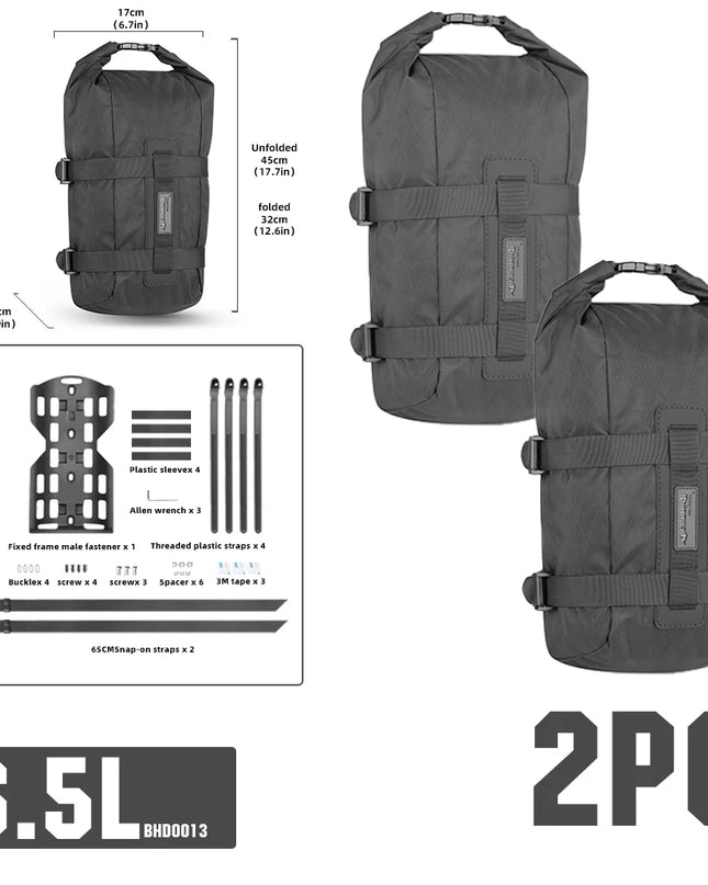 Leichter Fahrrad-Rucksack Pendler Nylon Uni