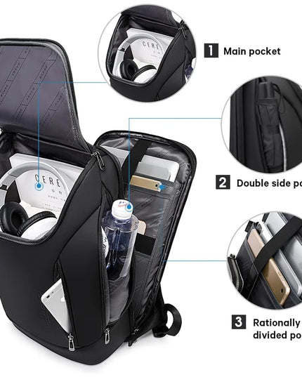 Laptop Rucksack Herren 15.6 Zoll - BANGE Business Rucksack