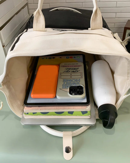 Campus-Rucksack Damen Set mit Geldbeutel