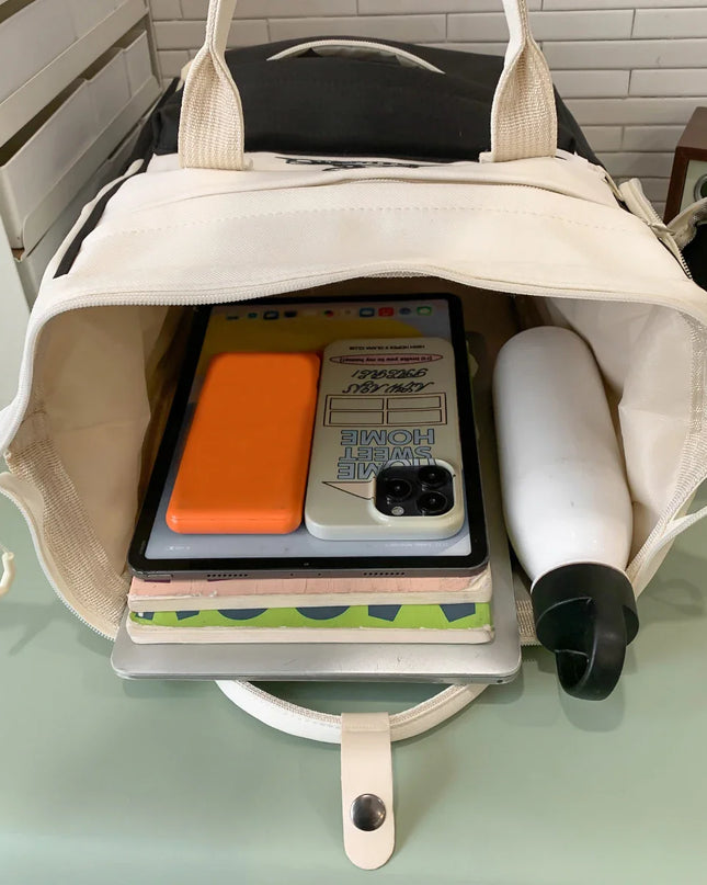 Campus-Rucksack Damen Set mit Geldbeutel