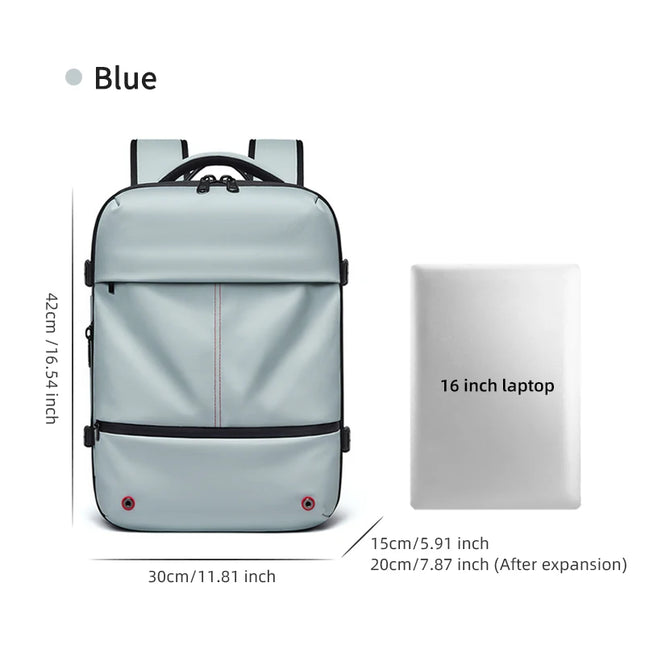 Reise-Rucksack 16 Zoll mit Vakuumfach