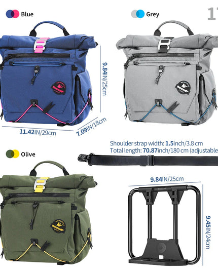 Fahrrad-Rucksack Pendler wasserdicht Nylon