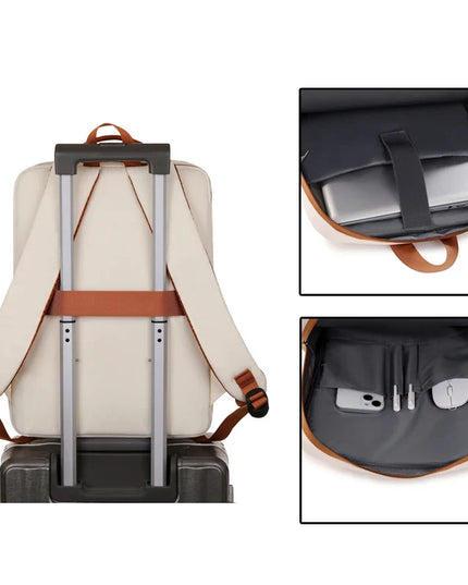 Eleganter Rucksack Damen mit USB-Port