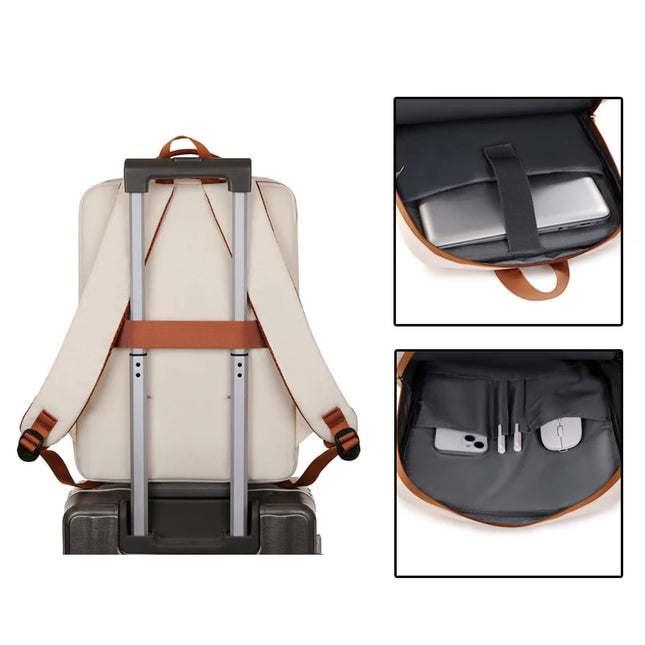 Eleganter Rucksack Damen mit USB-Port