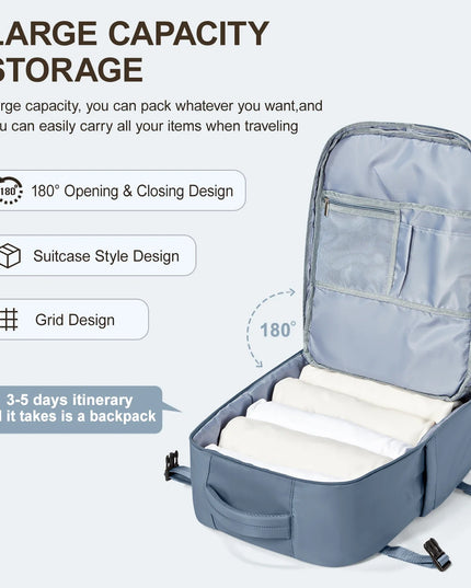 Grosser Damen Reise-Rucksack mit Trolley