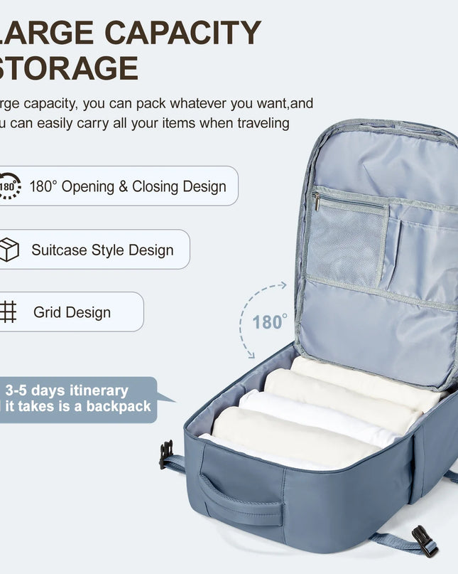 Grosser Damen Reise-Rucksack mit Trolley