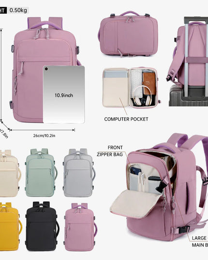 Laptop Rucksack Damen 16 Zoll – Funktional & Wasserabweisend