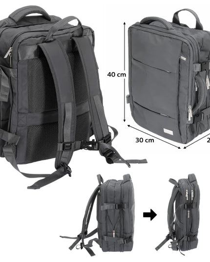 Rucksack 40x20x30 Ryanair und Wizzair