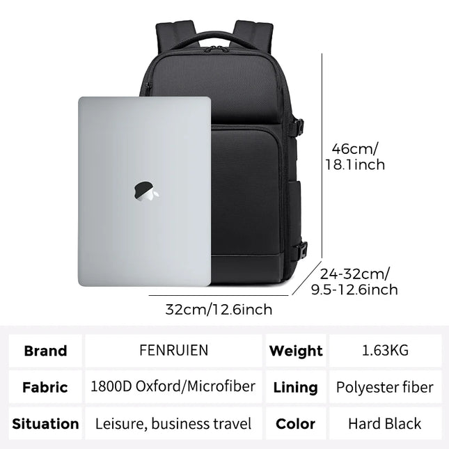 EVA-Rucksack 16 Zoll erweiterbar orange
