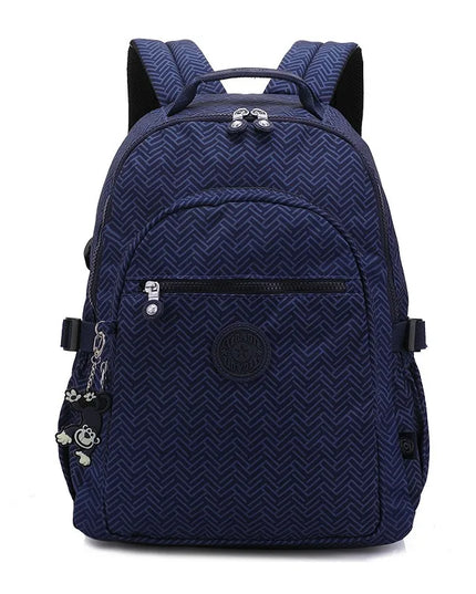 Bunter Schulrucksack mit Buchstaben 16 Zoll