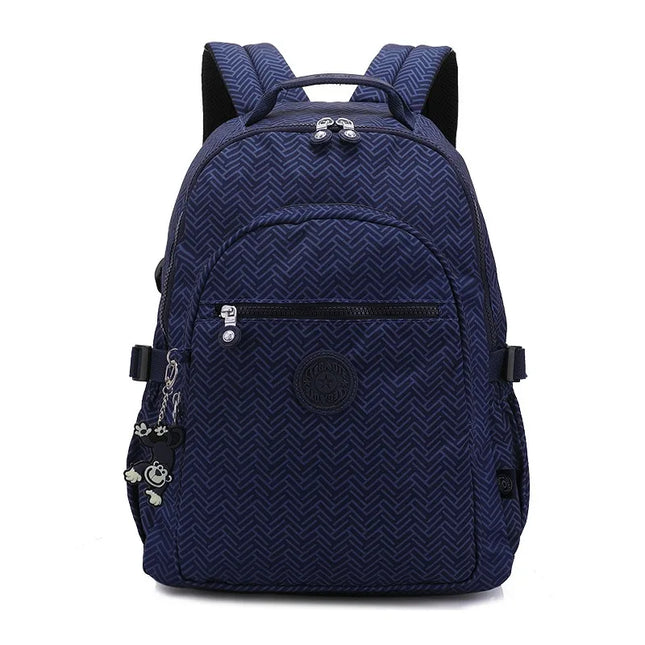 Bunter Schulrucksack mit Buchstaben 16 Zoll