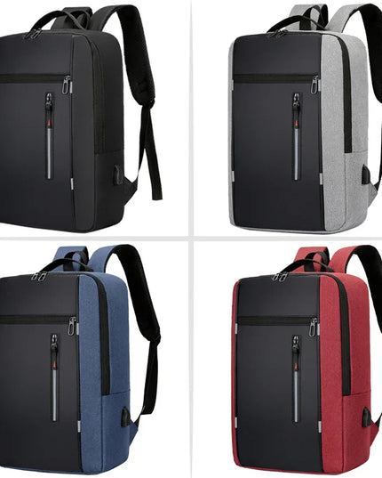 Weisser Business-Rucksack mit USB