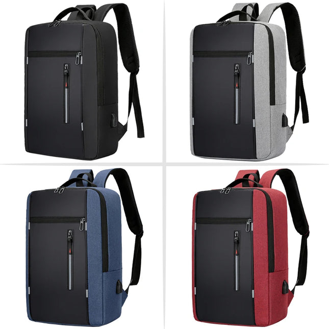 Weisser Business-Rucksack mit USB