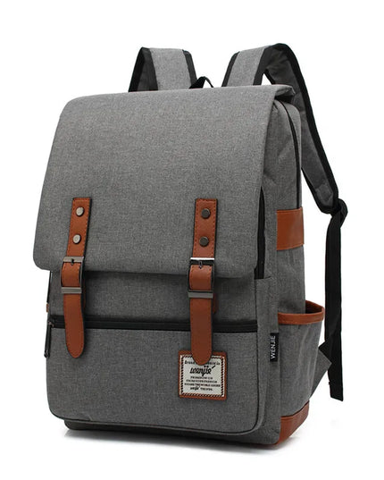 Vintage Rucksack 16 Zoll mit Lederschnallen