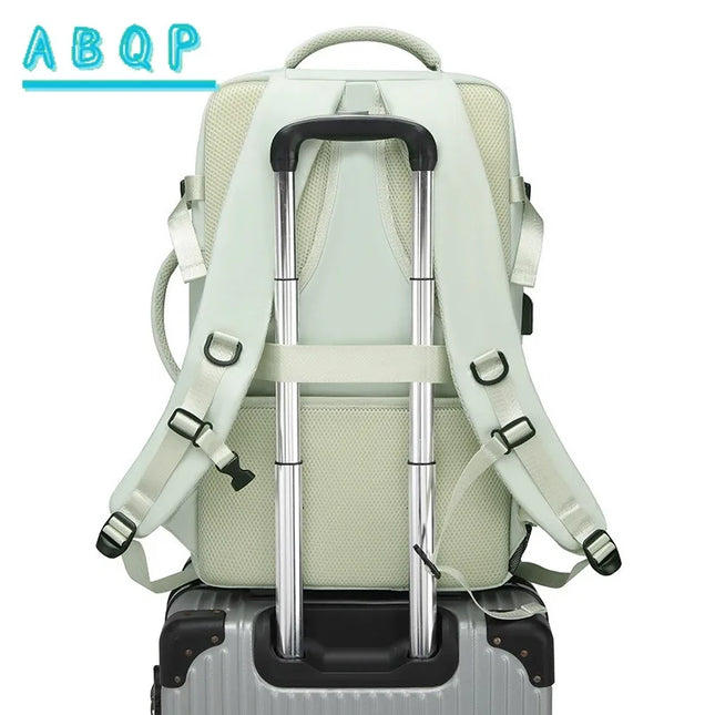 Moderner Daypack-Rucksack mint Schuhfach