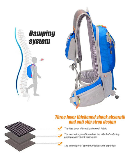 Robuster Fahrrad-Rucksack Helmhalter outdoor