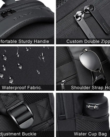 Laptop Rucksack Herren BANGE Leicht & Wasserdicht 15.6 Zoll