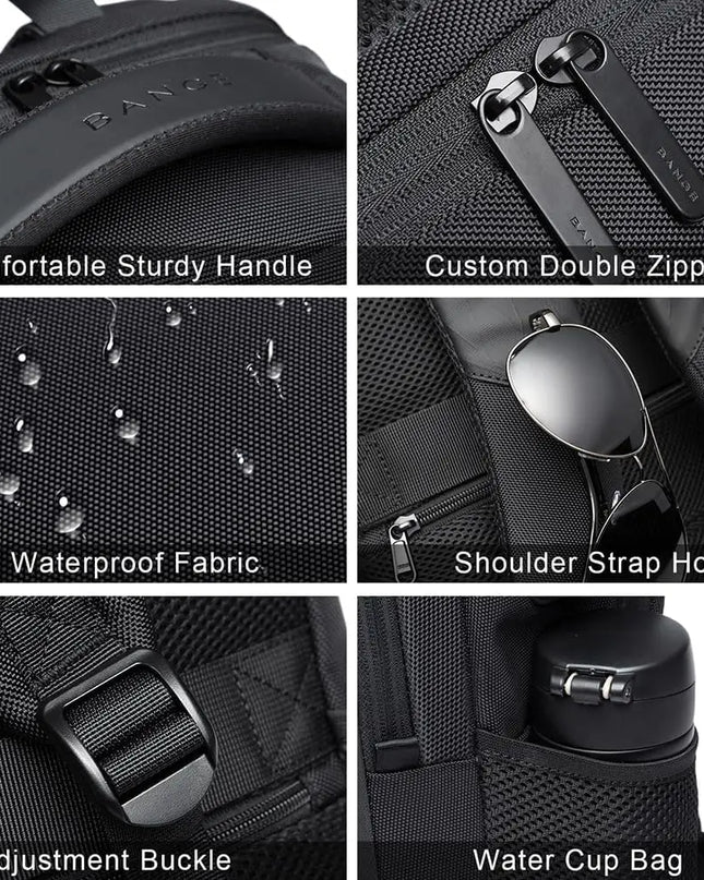 Laptop Rucksack Herren BANGE Leicht & Wasserdicht 15.6 Zoll