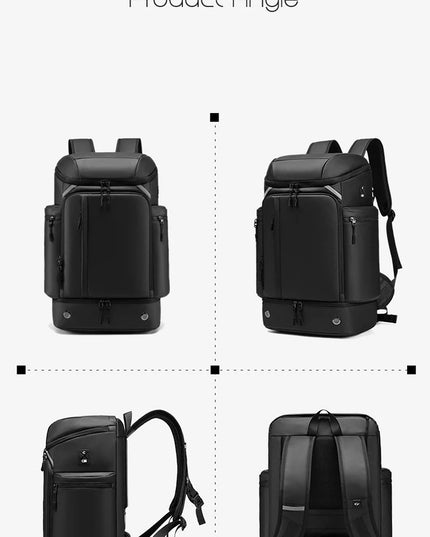 Sport-Rucksack 17 Zoll Herren mit Schuhfach