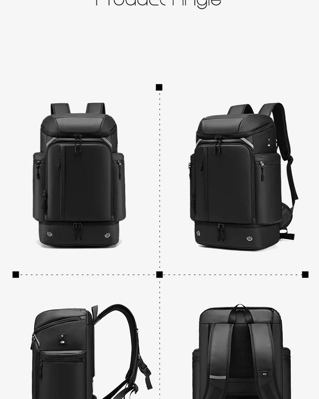 Sport-Rucksack 17 Zoll Herren mit Schuhfach