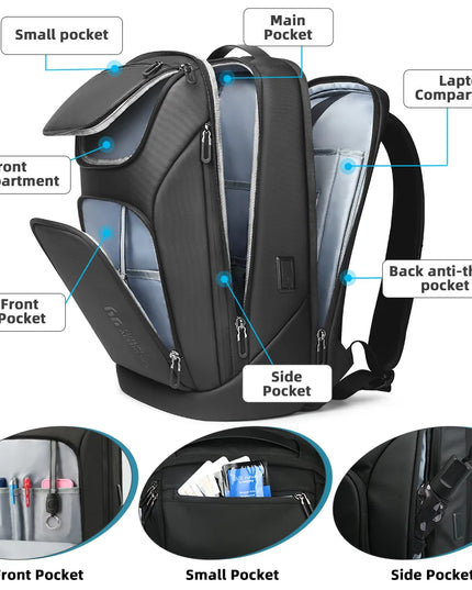 Moderner Business-Rucksack 17.3 Zoll gross