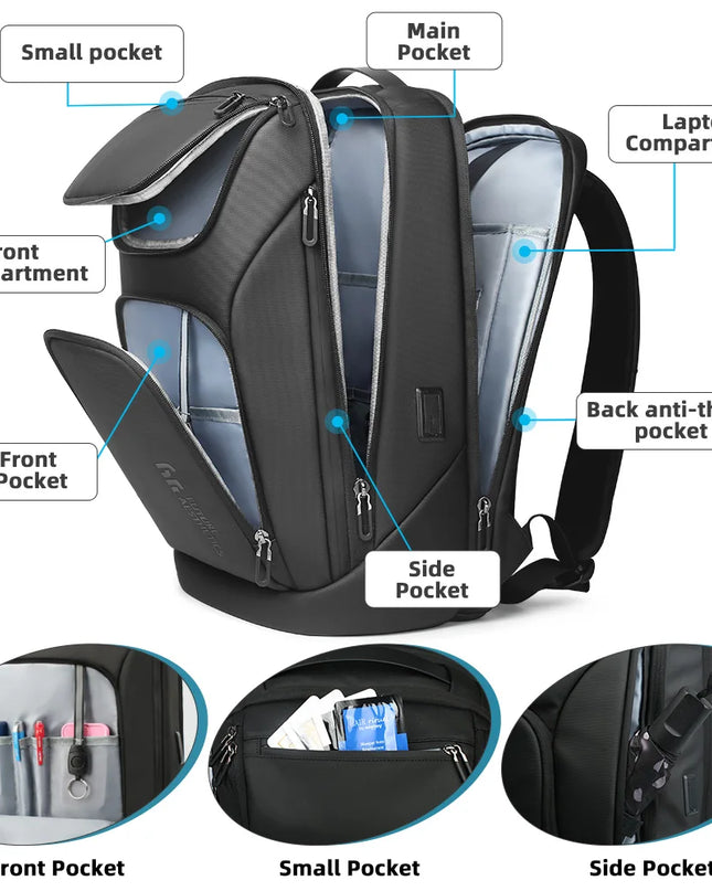 Moderner Business-Rucksack 17.3 Zoll gross