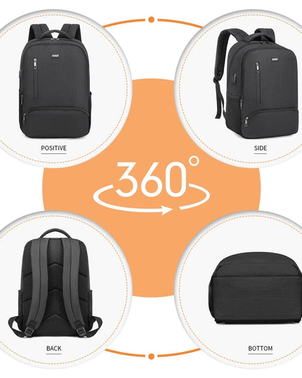 KONO Business-Rucksack DE-Lager meliert
