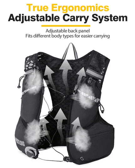 Praktischer Fahrrad-Rucksack ergonomisch