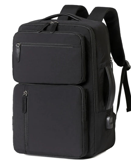 Erweiterbarer Reise-Rucksack beige Koffer