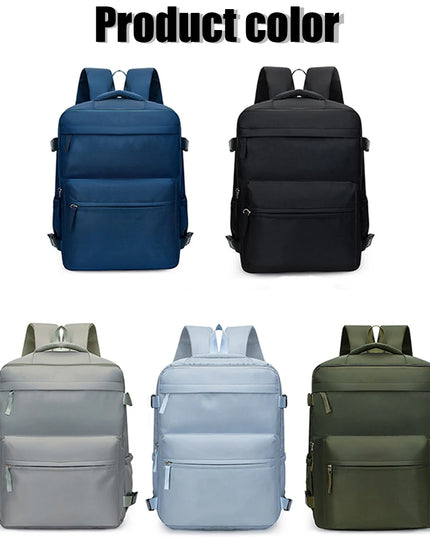 Reise-Rucksack 40x30x19 Schuhfach dunkelblau