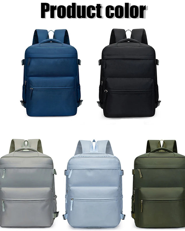 Reise-Rucksack 40x30x19 Schuhfach dunkelblau