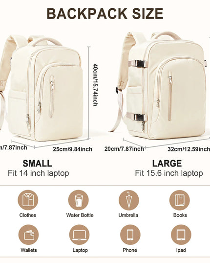 Grosser Damen Reise-Rucksack mit Trolley