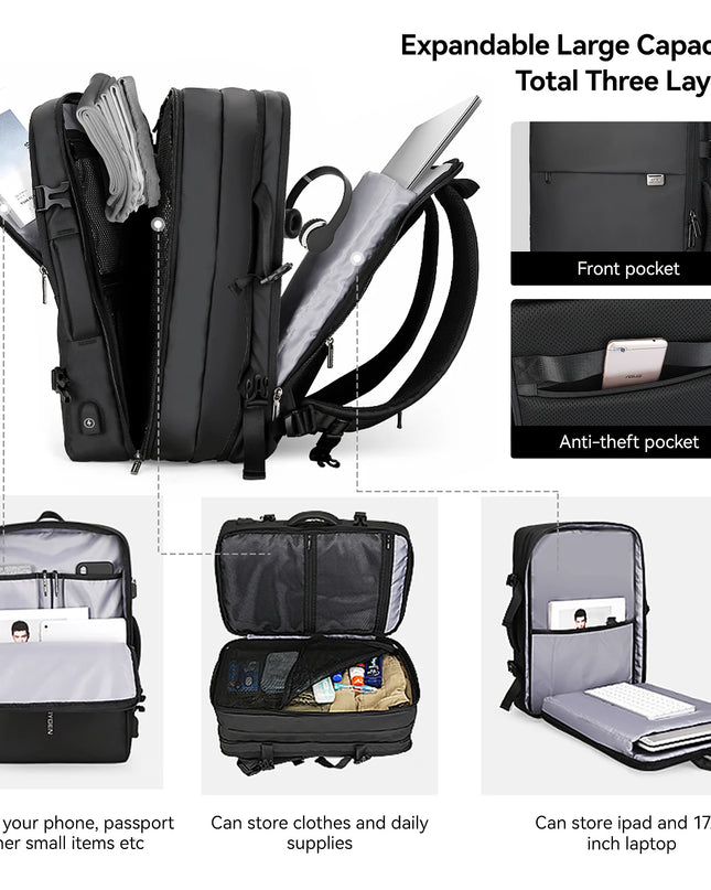Mark Ryden Reise-Rucksack 40L erweiterbar