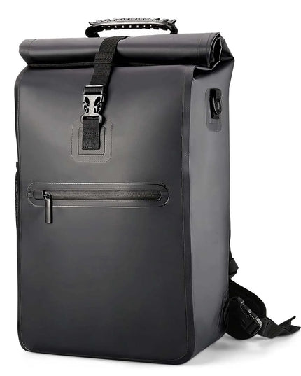 Pendler Fahrrad-Rucksack Reflektoren gruen