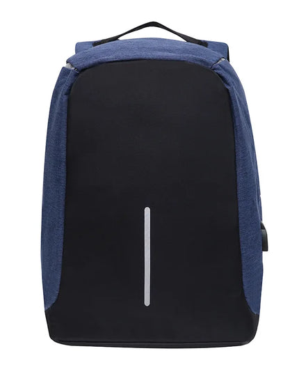 Zweifarbiger Anti-Diebstahl Rucksack USB