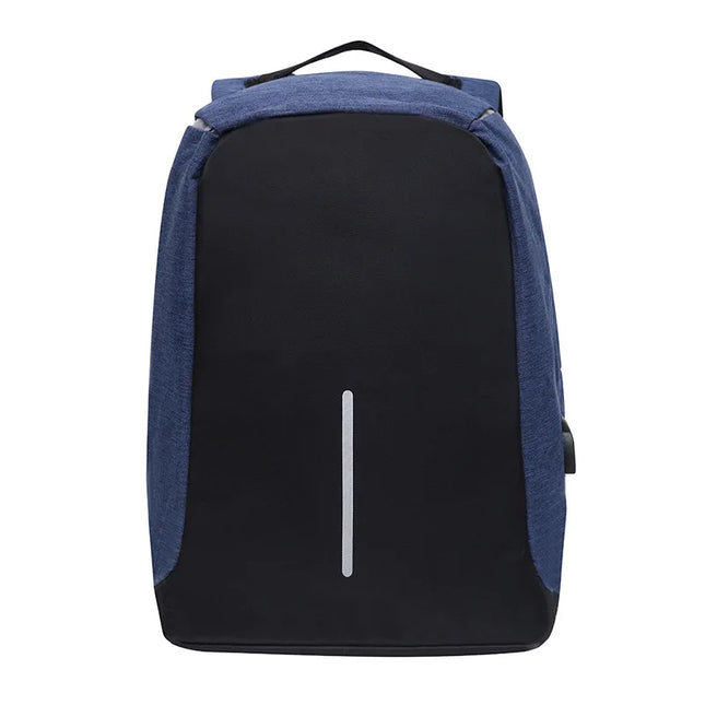 Zweifarbiger Anti-Diebstahl Rucksack USB