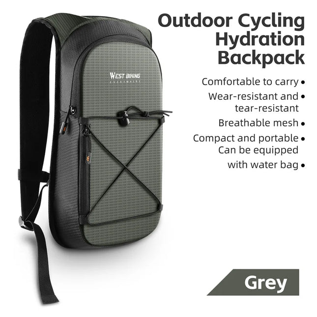 Fahrrad-Rucksack 10L mit Trinkblase