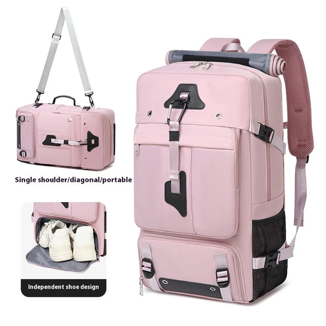 55L Rucksack 3-in-1 mit Schuhfach