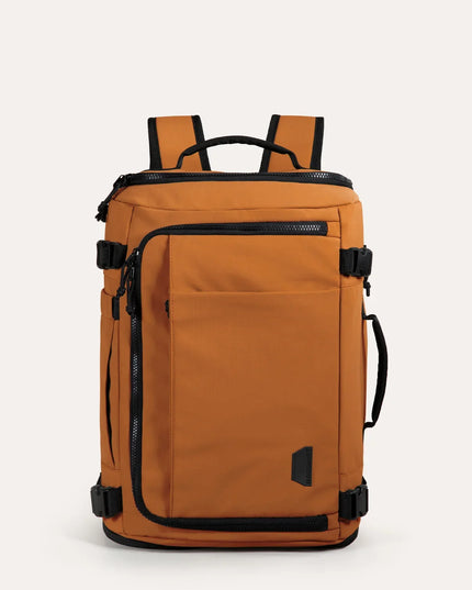 Reise-Rucksack beige 15.6 Zoll Schuhfach