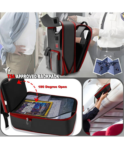 Laptop Rucksack 15.6 Zoll – Slim & Erweiterbar, Business & Reise