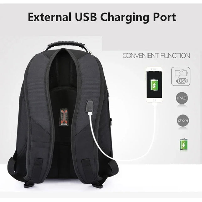 Multifunktionaler Rucksack 17 Zoll USB